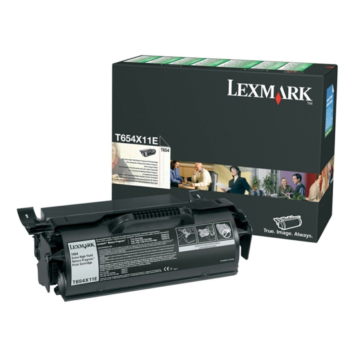 Toner d'origine Lexmark T654X11E - noir