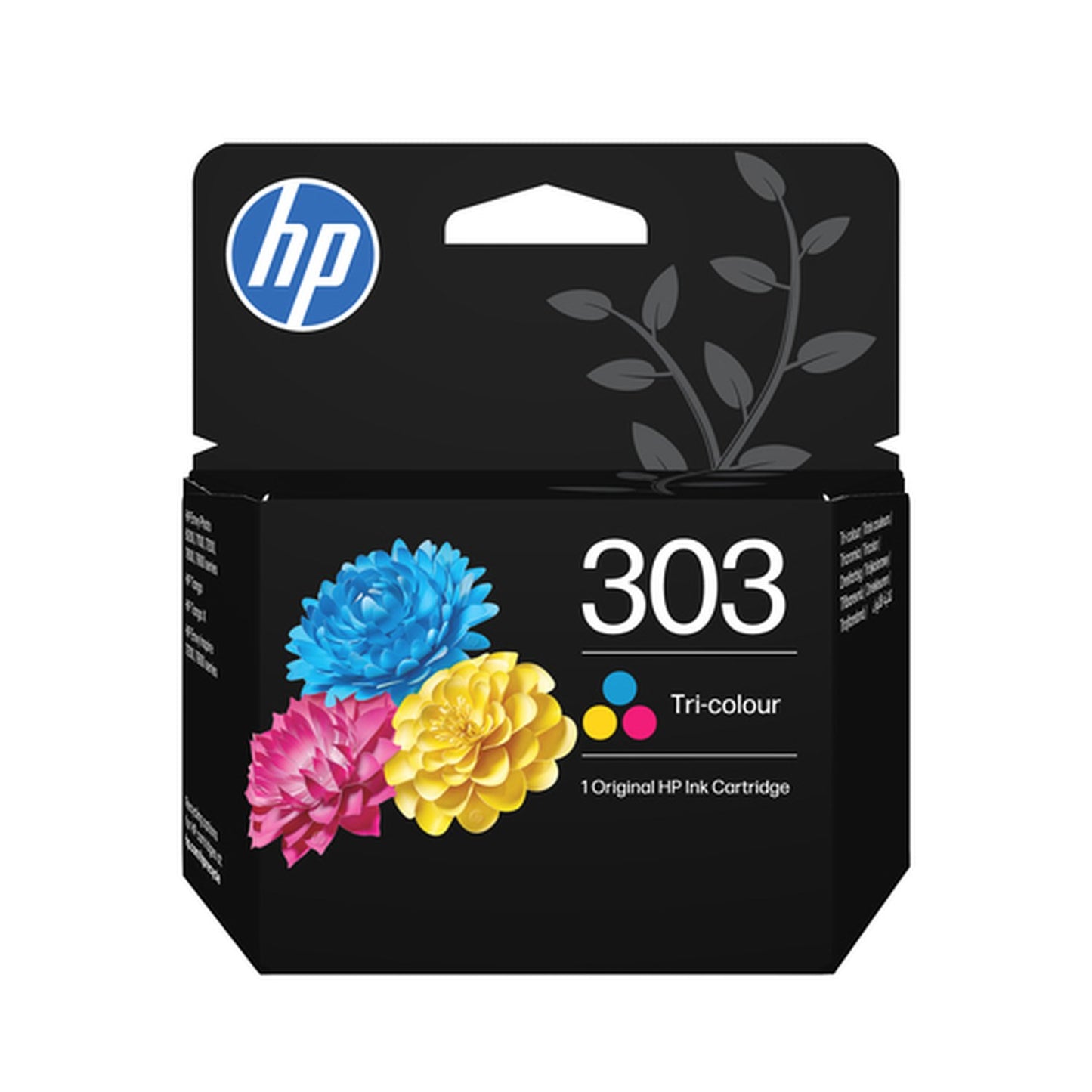 Cartouche Jet d'encre de Marque HP T6N01AE N°303 Couleur (Cyan, Magenta, Jaune) (4ml 165 pages)
