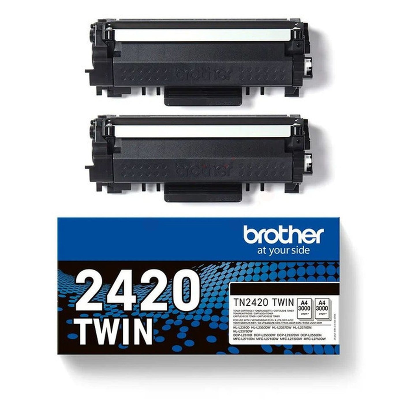 Toner d'origine Brother TN2420TWIN - noir - pack de 2