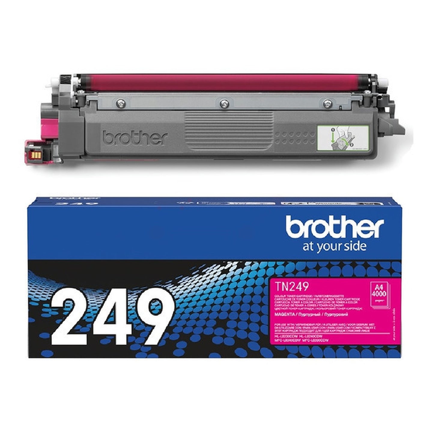Toner d'origine Brother TN249M - magenta