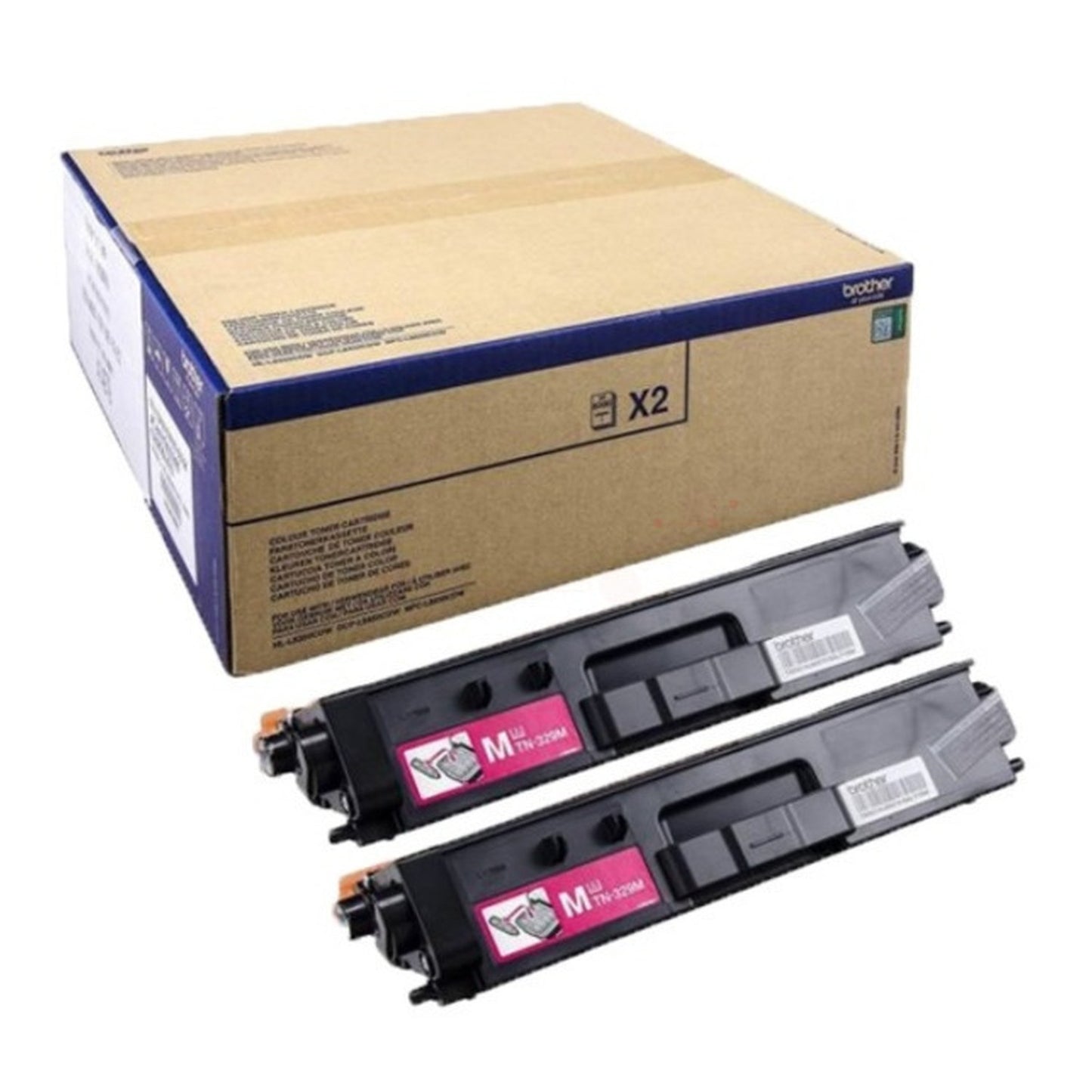 Toner d'origine Brother TN329MTWIN - magenta