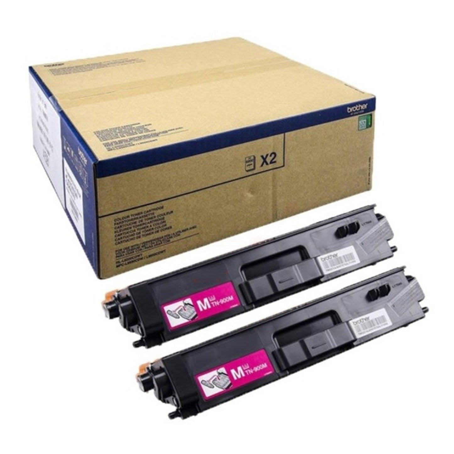 Toner d'origine Brother TN900MTWIN - magenta