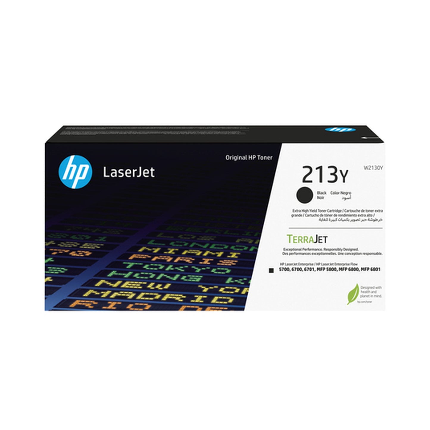 Toner d'origine HP W2130Y / 213Y - noir