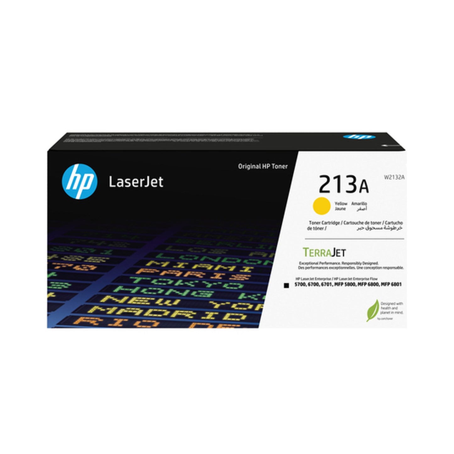 Toner d'origine HP W2132A / 213A - jaune
