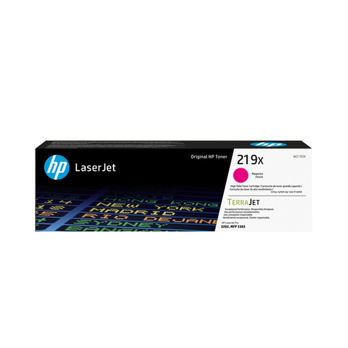 Toner d'origine HP W2193X / 219X - magenta