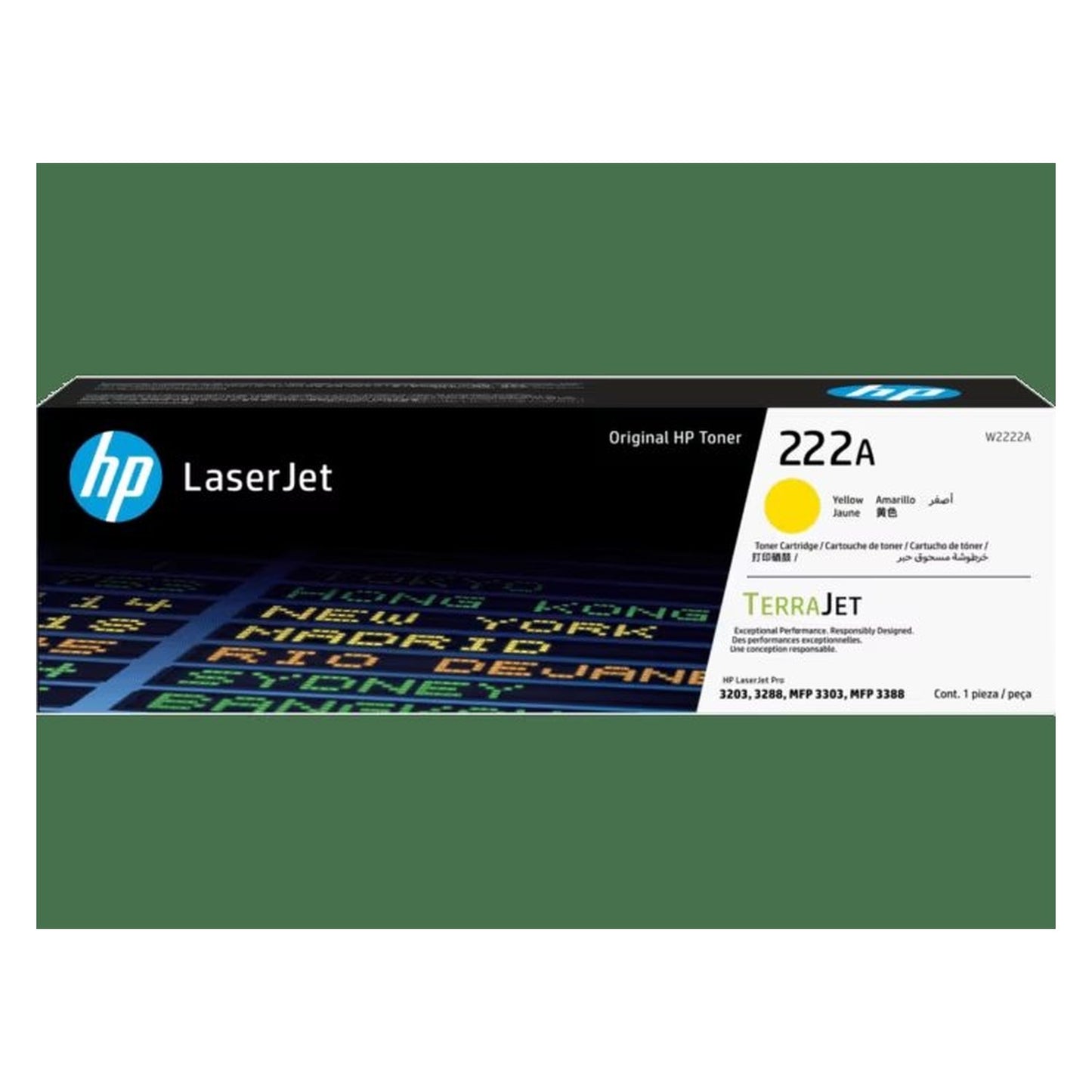 Toner d'origine HP W2222A / 222A - jaune