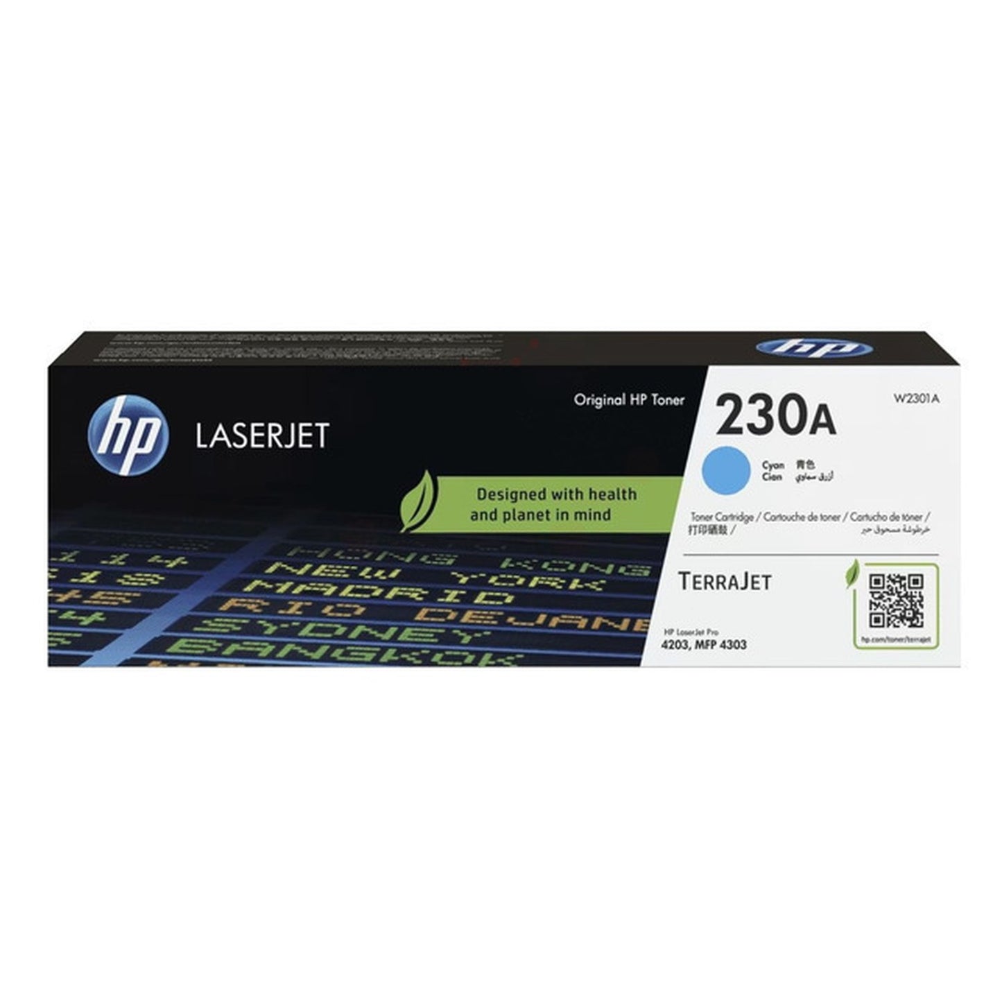 Toner d'origine HP W2301A / 230A - cyan