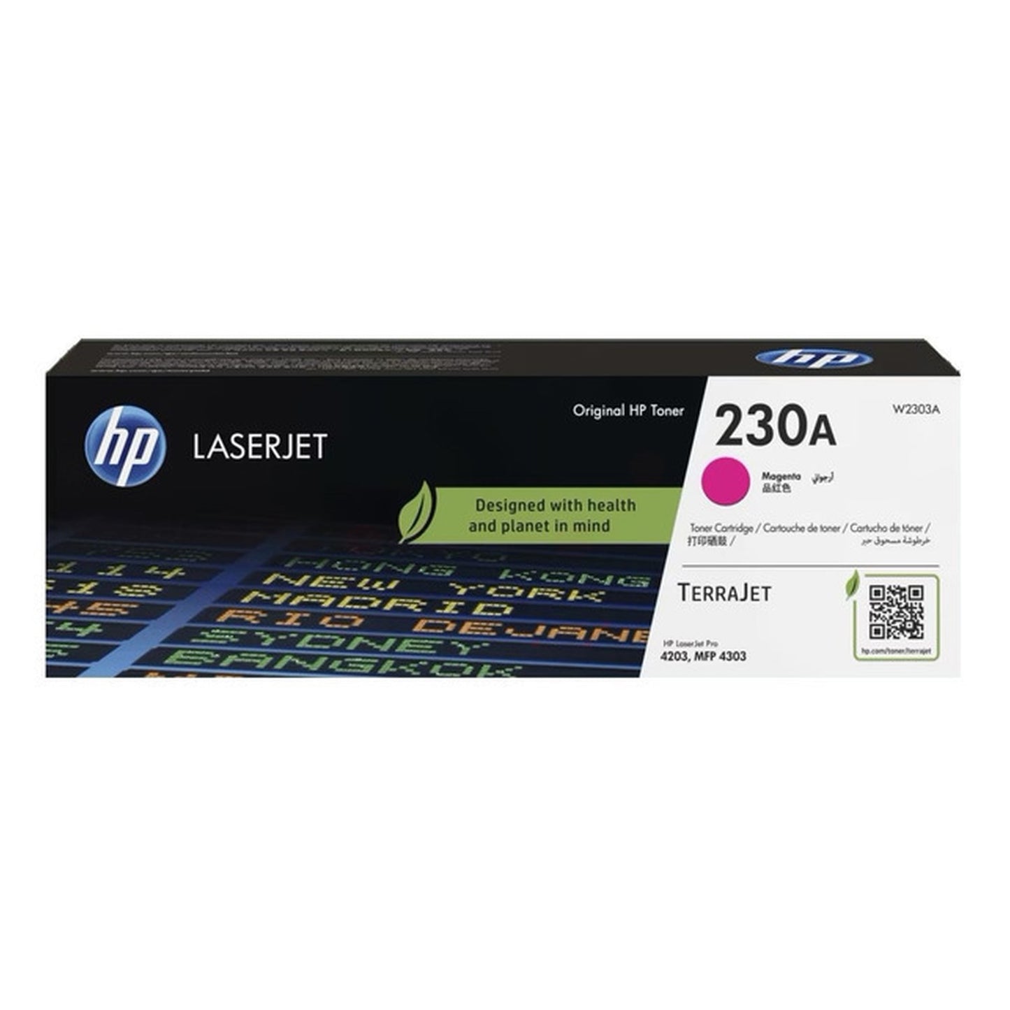 Toner d'origine HP W2303A / 230A - magenta
