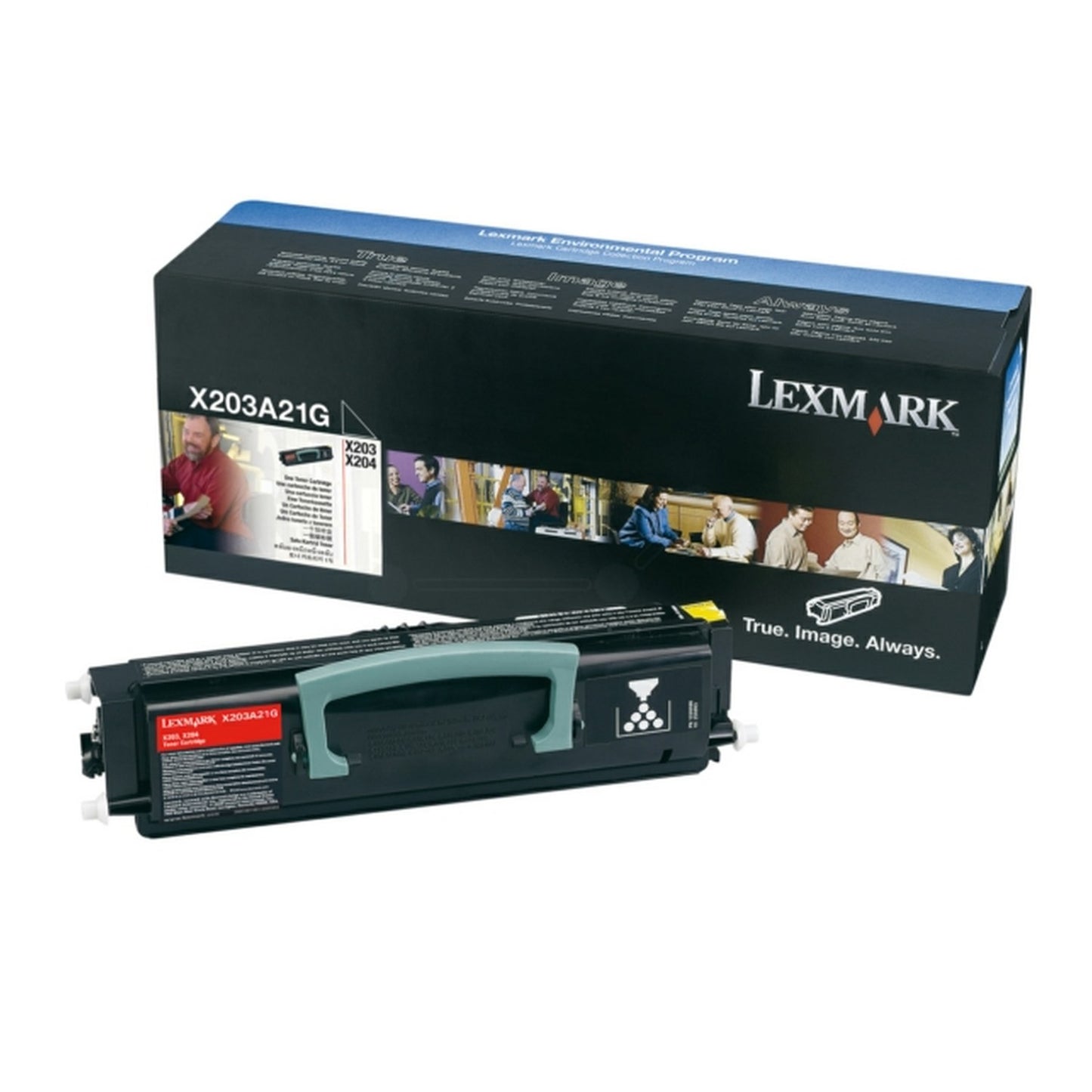 Toner d'origine Lexmark X203A21G - noir
