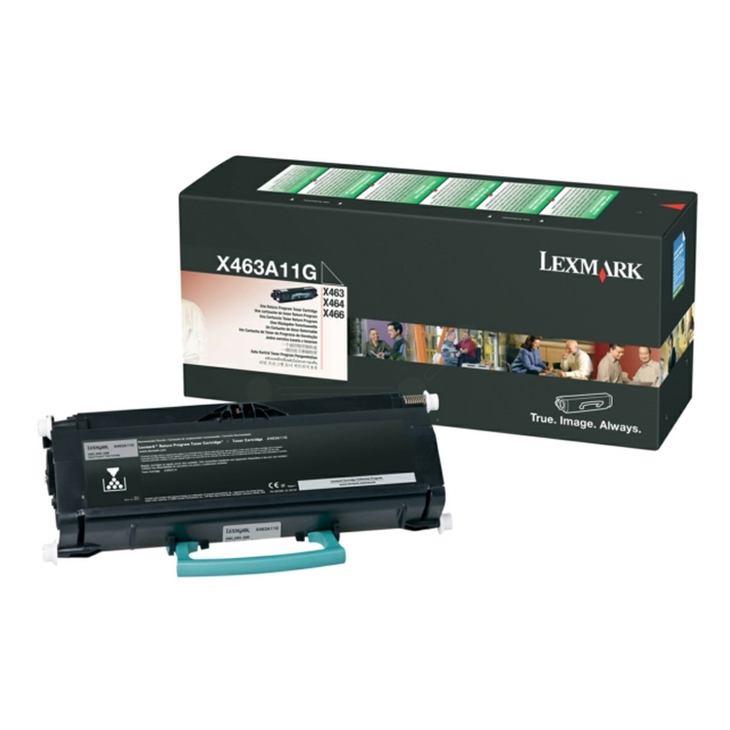 Toner d'origine Lexmark X463A11G - noir