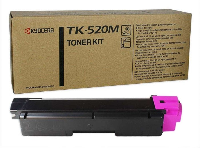 Cartouche Laser de marque Kyocera TK520M Magenta (4000 copies)