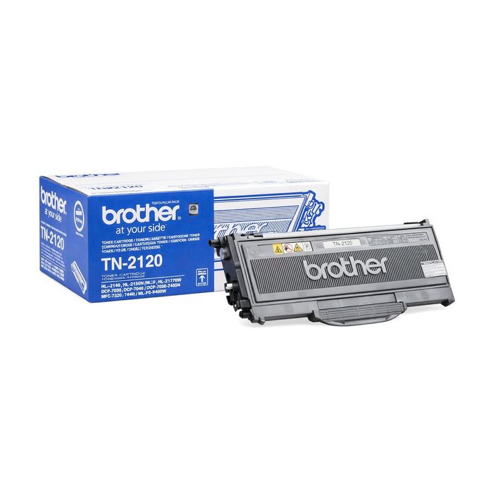 Cartouche Laser de Marque BROTHER TN2120 Noir Haute Capacité (2600 pages)