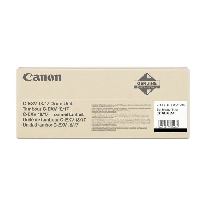 Tambour de Marque Canon C-EXV17BKDRUM (0258B002) Noir (60 000 pages)