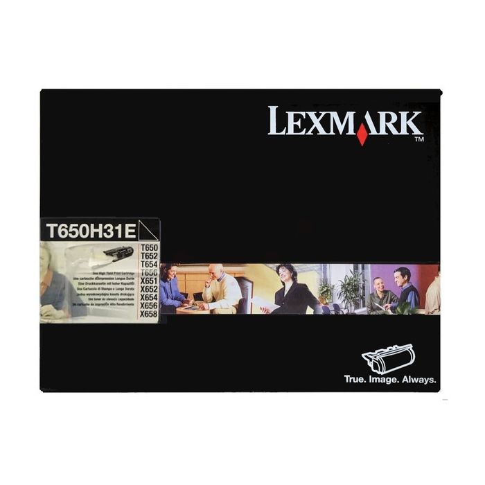 Cartouche Laser de Marque Lexmark T650H31E Noir Haute Capacité (25 000 pages)