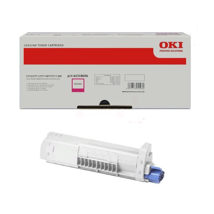 Cartouche Laser de Marque OKI 44318606 Magenta (11 500 pages)