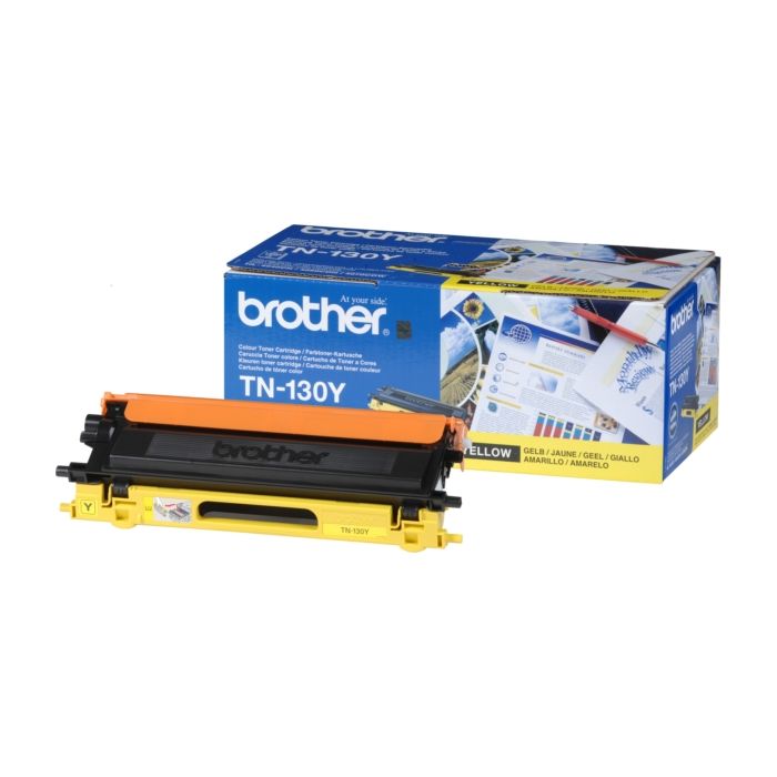 Cartouche Laser de Marque BROTHER TN130Y Yellow (1500 pages)