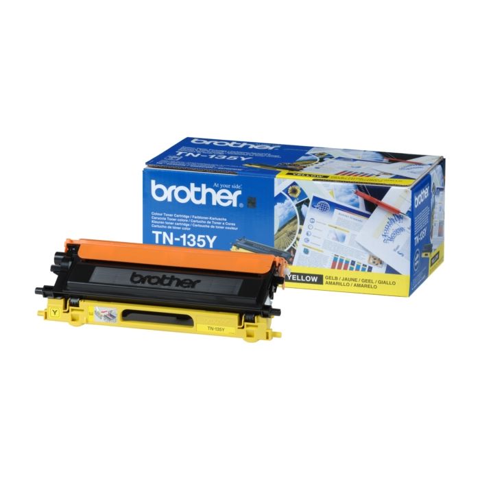 Cartouche Laser de Marque BROTHER TN135Y Yellow (4000 pages)
