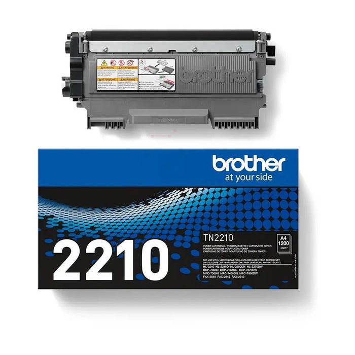 Cartouche Laser de Marque BROTHER TN2210 Noir (1 200 pages)