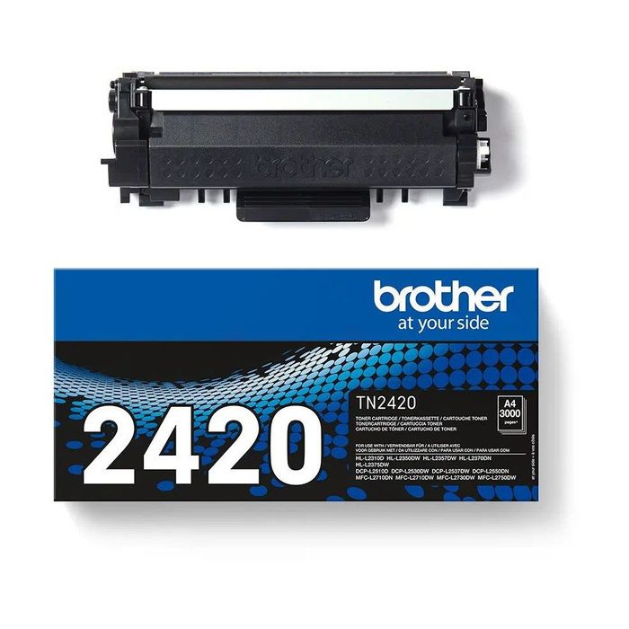 Cartouche Laser de Marque BROTHER TN2420 Noir Haute Capacité (3 000 pages)