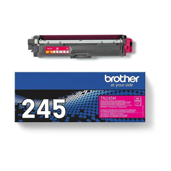 Cartouche Laser de Marque BROTHER TN245M Magenta Haute Capacité (2 200 pages)