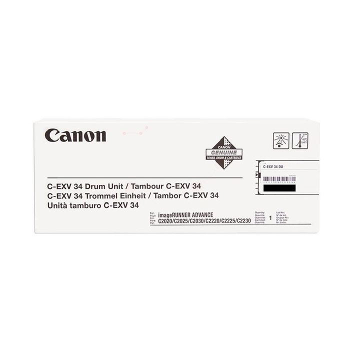 TAMBOUR de Marque Canon C-EXV34CDRUM (3786B003)Noir (43000pages)