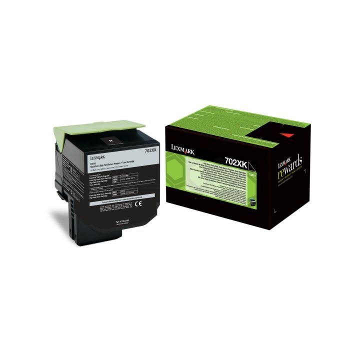 Cartouche Laser de Marque Lexmark 70C2XK0 Noir Haute Capacité (8000 pages) (Return program)