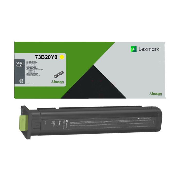 Cartouche Laser de Marque Lexmark 73B20Y0 Yellow (15 000 pages)