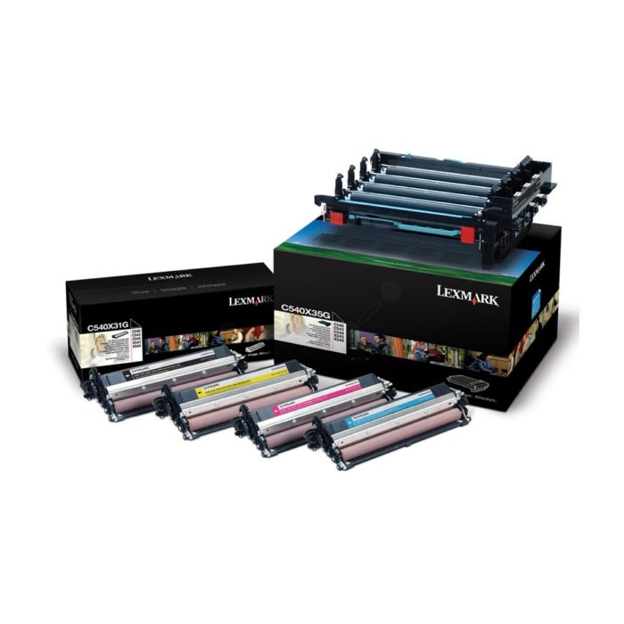 Photoconducteur Noir et Couleur Laser de Marque Lexmark C540X74G (30 000 pages)