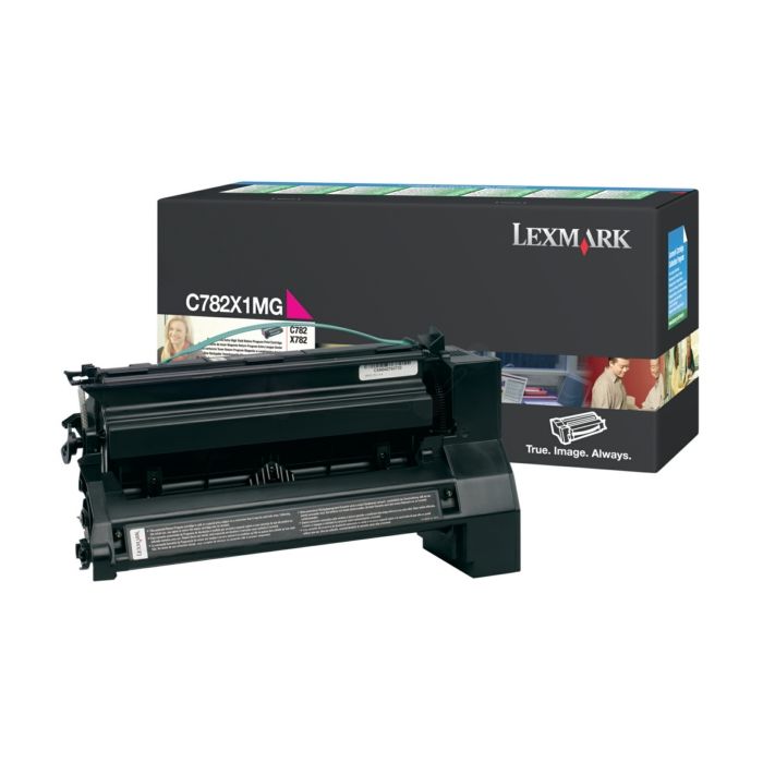 Cartouche Laser de Marque Lexmark C782X1MG Magenta (Capacité ultra)15000 P (à 5%)