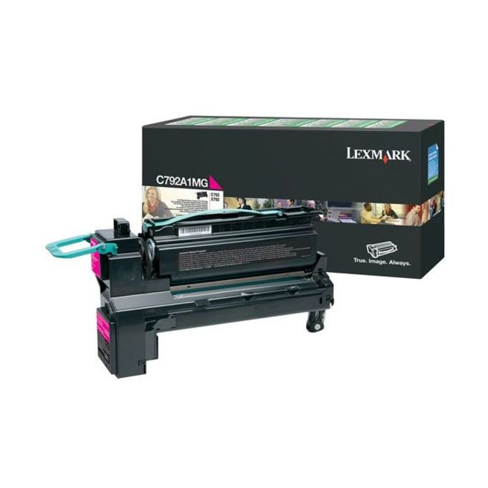 Cartouche Laser de Marque Lexmark C792A1MG Magenta (6 000 pages)