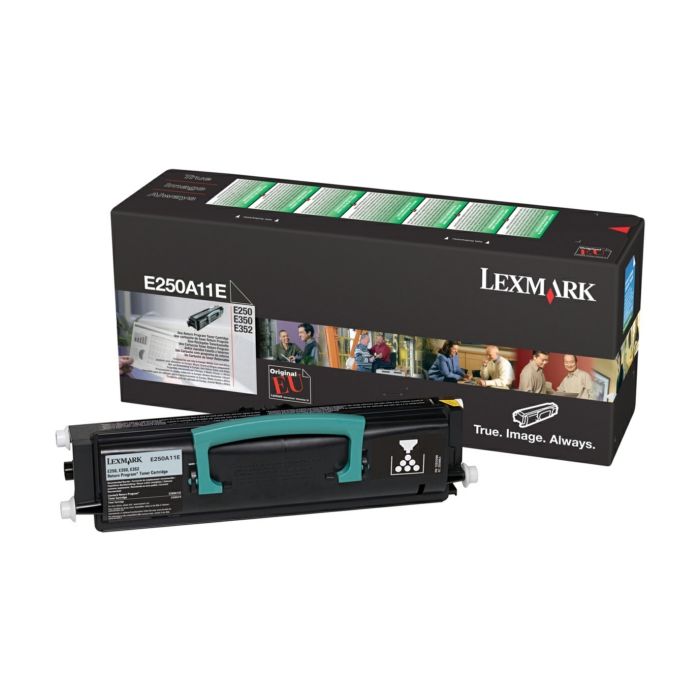 Cartouche Laser de Marque Lexmark E250A11E Noir (3500 pages)
