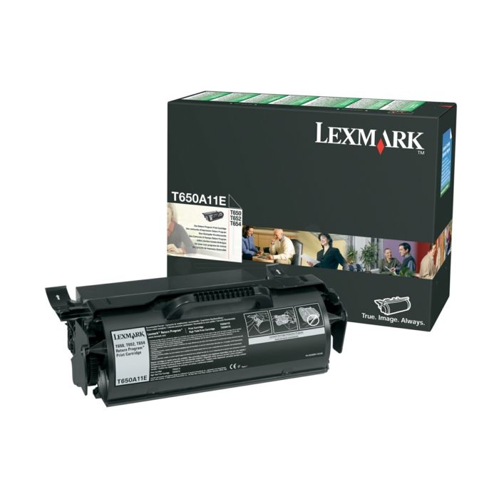 Cartouche Laser de Marque Lexmark T650A11E Noir Capacité Standard (7 000 pages)