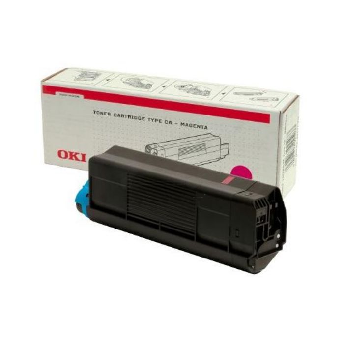 Cartouche Laser de Marque Oki 42127406 Magenta Haute Capacité (5000 pages)