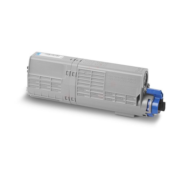 Cartouche Laser de Marque OKI 46490607 Cyan Haute Capacité (6 000 pages)
