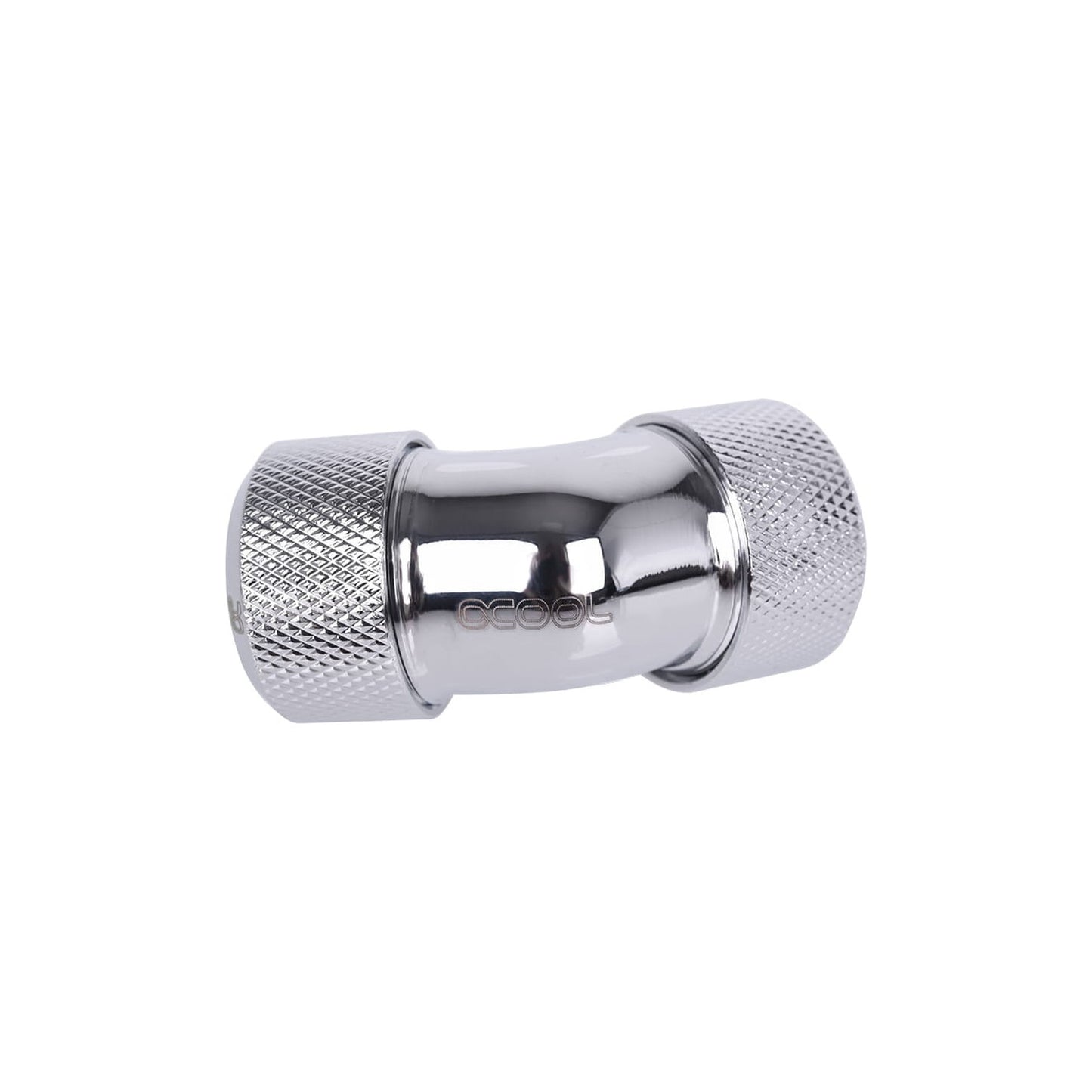 Raccord à 45° à compression pour Tube Ø16mm Alphacool Eiszapfen (Argent)
