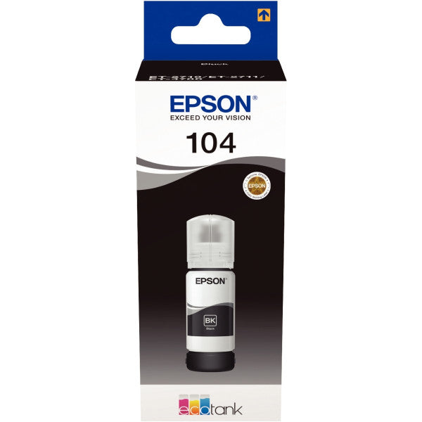 Flacon d'encre de Marque Epson T00P140 Noir 4500p pour Epson ECOTANK ET M 2856