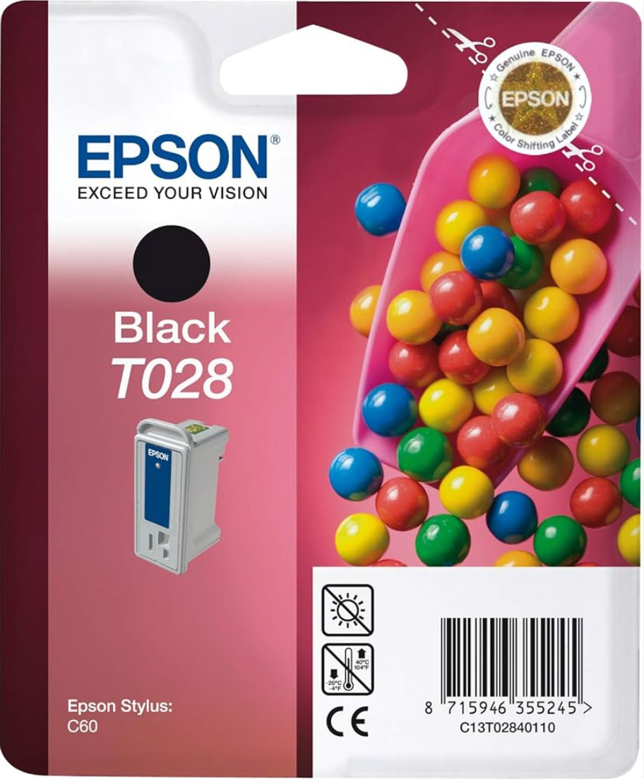 Cartouche Jet d'encre de Marque Epson T028401 Black (600 PAGES)