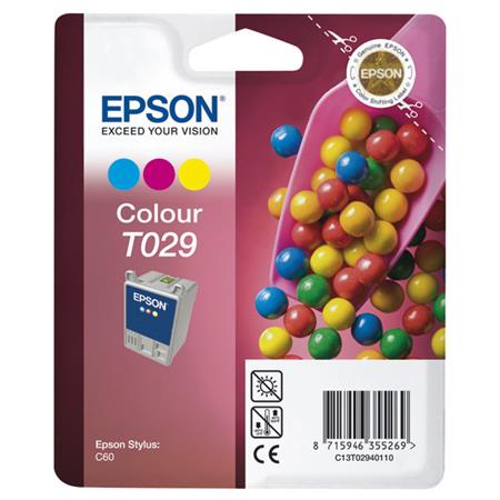 Cartouche Jet d'encre de Marque Epson T029401 3 COULEURS (300 pages)