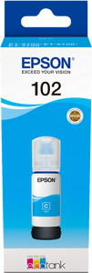 Flacon d'encre de Marque Epson T03R240 Cyan 102 (70ml) (6000pages) pour Epson ECOTANK ET 2700