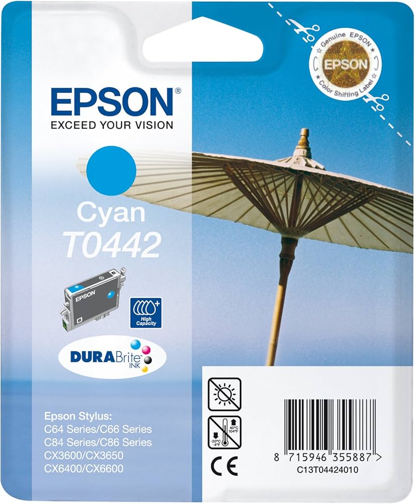 Cartouche de Marque Epson T044240 Cyan (420 copies)