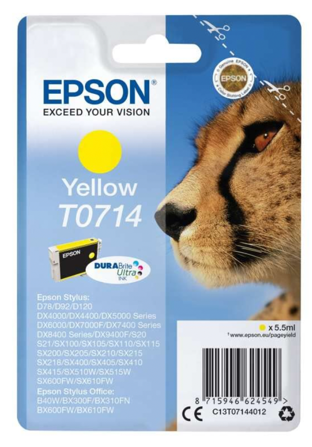 Cartouche de Marque Epson T7140Y Jaune (415pages)