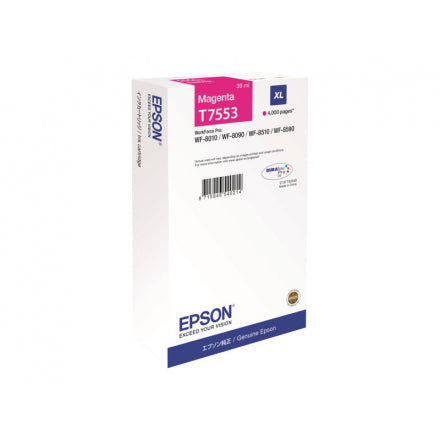 Cartouche de Marque Epson T7553 Magenta (39ML-4000pages)