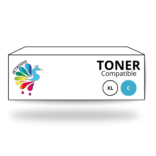 Cartouche Laser Compatible DELL 593-BBBT (488NH / TW3NN) Cyan Haute Capacité (4 000 pages)