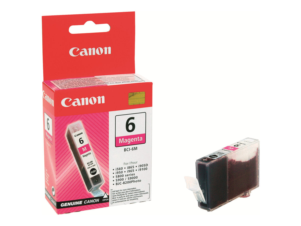 Cartouche Jet d'encre de Marque Canon BCI-6M Magenta (300 pages - 15ml)