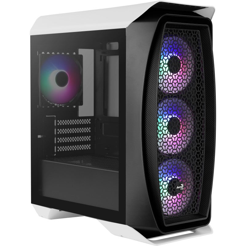 Boitier Mini Tour Micro ATX AeroCool Aero One Mini avec panneau vitré (Blanc)