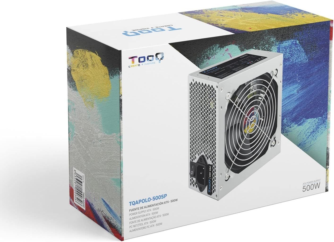 Alimentation ATX TooQ Apolo - 500W (Gris)
