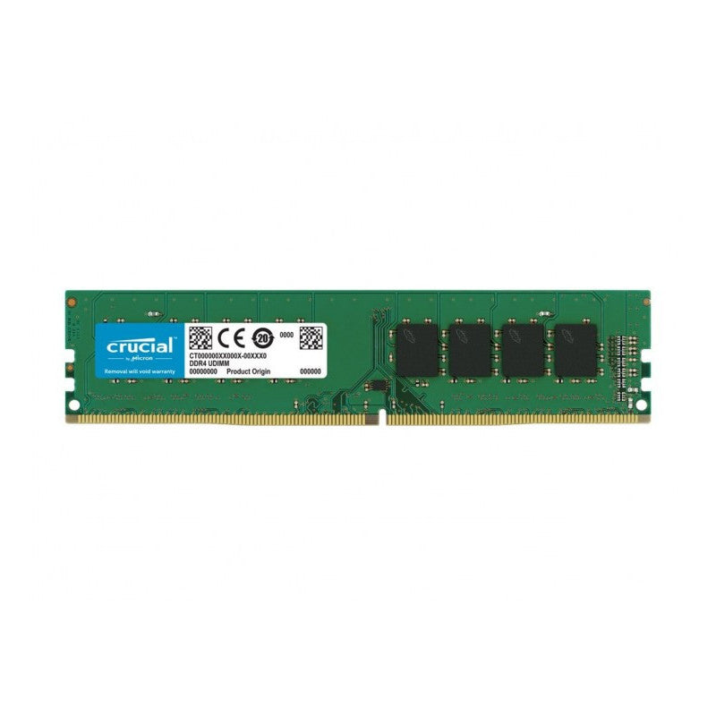 Barrette mémoire 8Go DIMM DDR4 Crucial 3200Mhz (Vert)