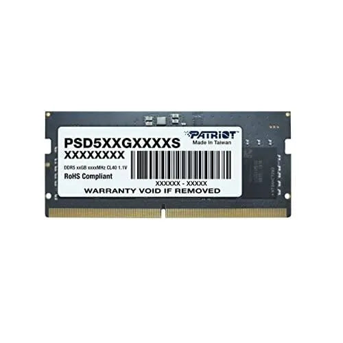 Barrette mémoire SODIMM DDR5 32Go Patriot Signature Line 4800MHz (Noir)