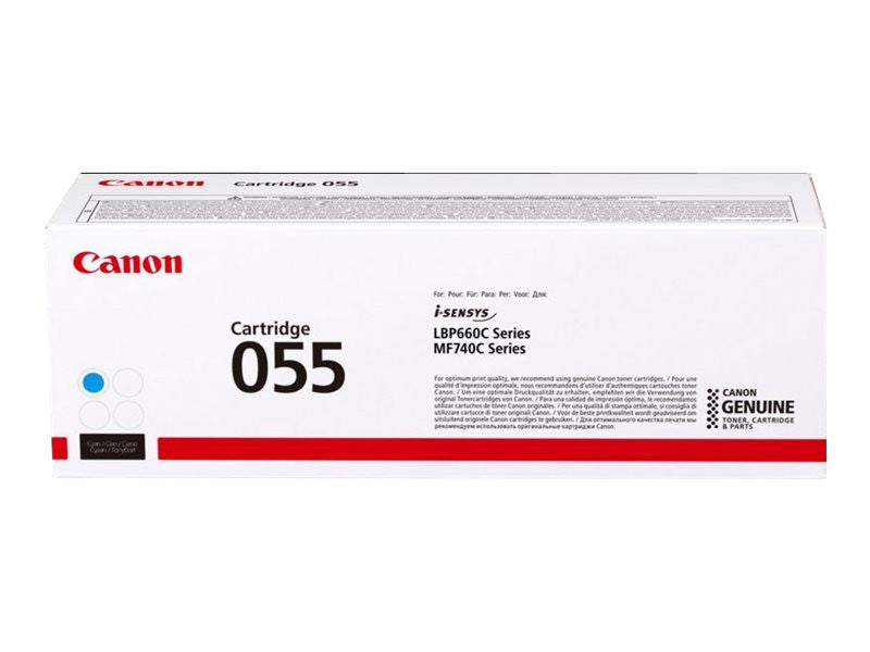 Cartouche Laser de Marque Canon (055C) Cyan (2 100 pages)