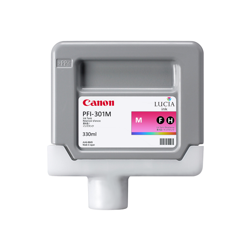 Cartouche Jet d'encre de Marque Canon PFI-301M (1488B001pages)igment Magenta (330 ml)